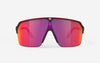 Rudy Project Spinshield Air - Black Matte - Multilaser Red