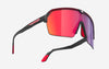 Rudy Project Spinshield Air - Black Matte - Multilaser Red