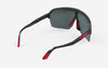 Rudy Project Spinshield Air - Black Matte - Multilaser Red