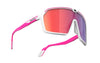 Rudy Project Spinshield White/Pink Fluo (Matte) - RP Optics Multilaser Red