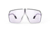 Rudy Project Spinshield - White Matte - ImpactX Photochromic 2Laser Purple