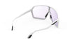 Rudy Project Spinshield - White Matte - ImpactX Photochromic 2Laser Purple