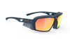 Agent Q Blue Navy Matte - Multilaser Orange