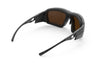 Agent Q Black Matte - Hi Altitude/Multilaser Gold/Trasparent Lenses