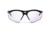 Rudy Project Rydon Slim Golf - Black Matte - ImpactX 2 Laser Purple
