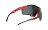 Rudy Project Cutline - Fire Red Matte - Smoke Black