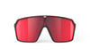Rudy Project Spinshield - Black Matte - Multi Laser Red