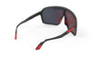 Rudy Project Spinshield - Black Matte - Multi Laser Red