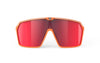 Rudy Project Spinshield - Mandarin Fade/Coral Matte - Multi Laser Red Lenses