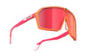 Rudy Project Spinshield - Mandarin Fade/Coral Matte - Multi Laser Red Lenses