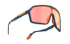 Rudy Project Spinshield - Blue Navy Matte - Multi Laser Orange