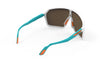 Rudy Project Spinshield - White/Emerald Matte - Multi Laser Orange