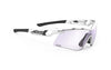 Rudy Project Tralyx + Slim White Gloss - Photochromic 2Laser Purple