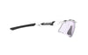 Rudy Project Tralyx + Slim White Gloss - Photochromic 2Laser Purple