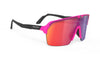 Rudy Project Spinshield Air - Pink Fluo/Black Matte - Multilaser Red