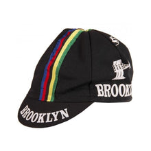  Giordana Team Brooklyn Cotton Cap - Black/Stripe