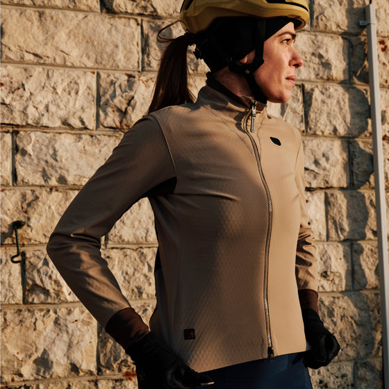 Giordana Women's FR-C Pro Lyte Winter Jacket - Sand