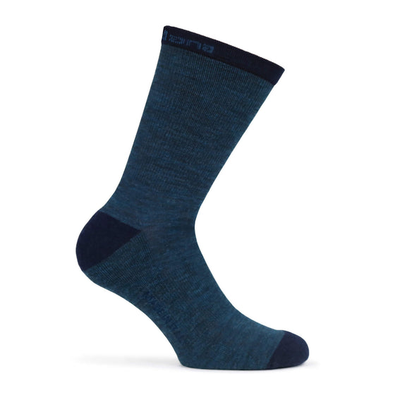 Giordana Merino Wool Sock - Tall Cuff - Charcoal Blue