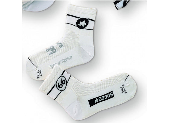 Assos 6 Day Socks White