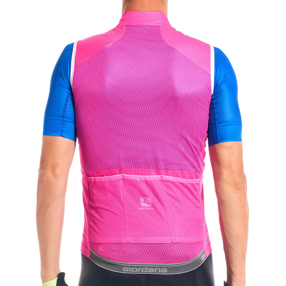 Giordana Neon Wind Vest - Neon Orchid