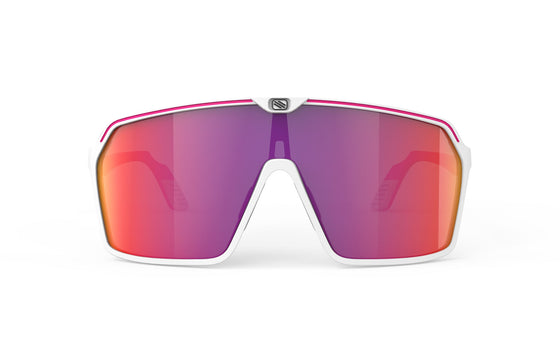 Rudy Project Spinshield White/Pink Fluo (Matte) - RP Optics Multilaser Red