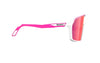 Rudy Project Spinshield White/Pink Fluo (Matte) - RP Optics Multilaser Red