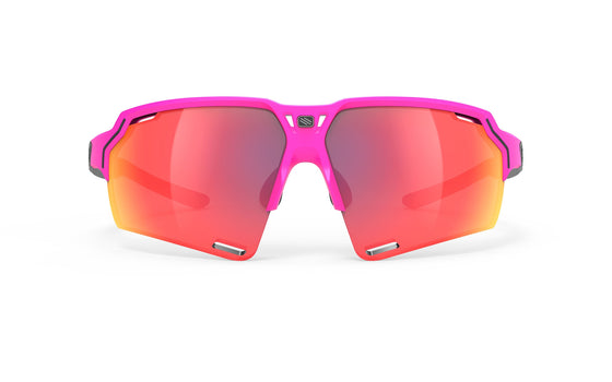 Rudy Project Deltabeat Pink Fluo/Black (Matte) -  Multilaser Red