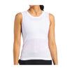 Giordana Lightweight Knitted Sleeveless Base Layer - White