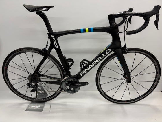 Pinarello Dogma F10 Shimano Dura Ace Di2 - Black/Blue/Fluo Yellow 59.5cm (Pre Loved)