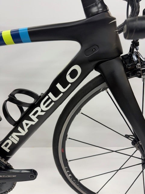 Pinarello Dogma F10 Shimano Dura Ace Di.2 9150 - Black/Blue/Fluo Yellow 44cm (Pre Loved)