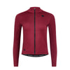 Giordana Womens FR-C Pro Thermal L/S Jersey - Vino Rosso