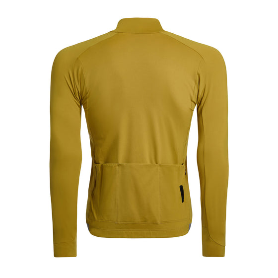 Giordana Mens FR-C Pro Thermal L/S Jersey - Olive Yellow