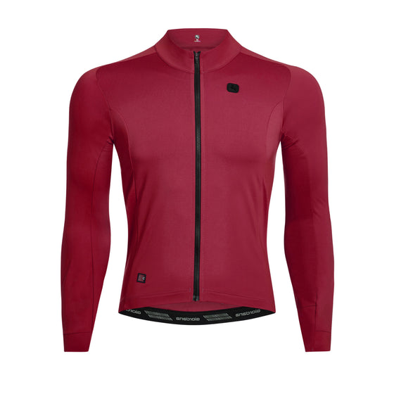 Giordana Mens FR-C Pro Thermal L/S Jersey - Vino Rosso