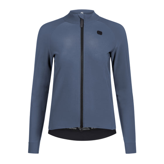 Giordana Womens G-Shield Thermal L/S Jersey - Gravel Grey