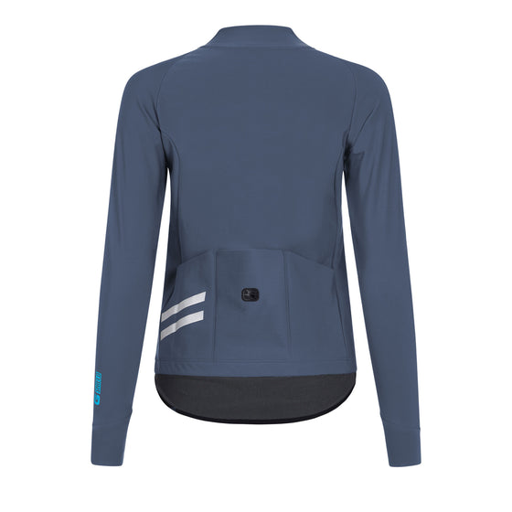 Giordana Womens G-Shield Thermal L/S Jersey - Gravel Grey
