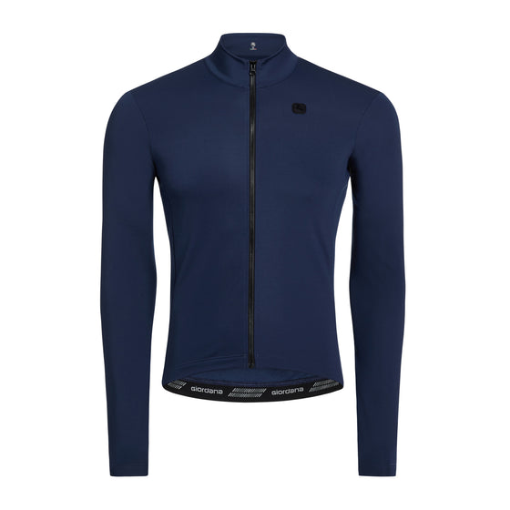 Giordana Mens SilverLine Thermal L/S Jersey - Sable Blue