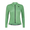 Giordana Womens SilverLine Thermal L/S Jersey - Mint Green