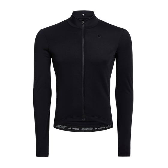 Giordana Mens SilverLine Thermal L/S Jersey - Black
