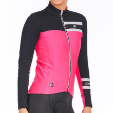  Giordana Womens FRC Pro Thermal Long Sleeve Jersey - Pink/Black