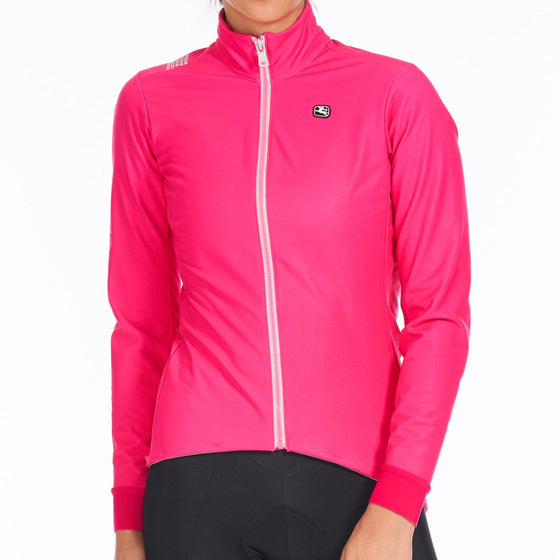 Giordana Womens Fusion Jacket - Pink/Silver