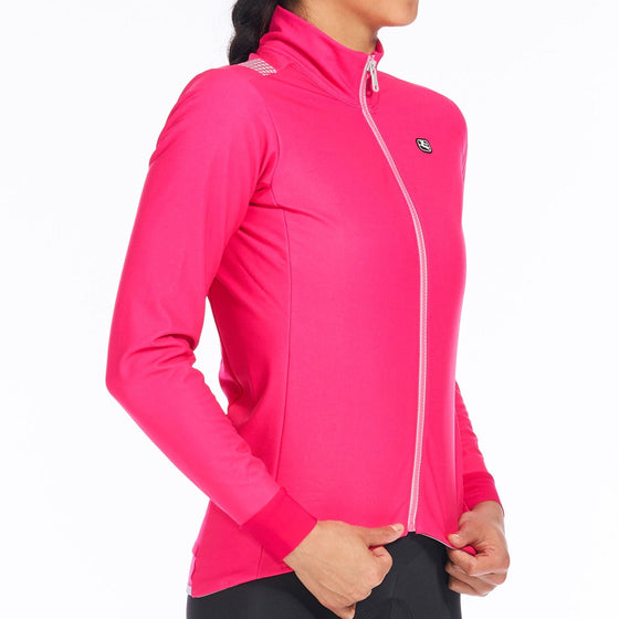 Giordana Womens Fusion Jacket - Pink/Silver