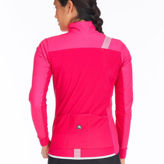 Giordana Womens Fusion Jacket - Pink/Silver