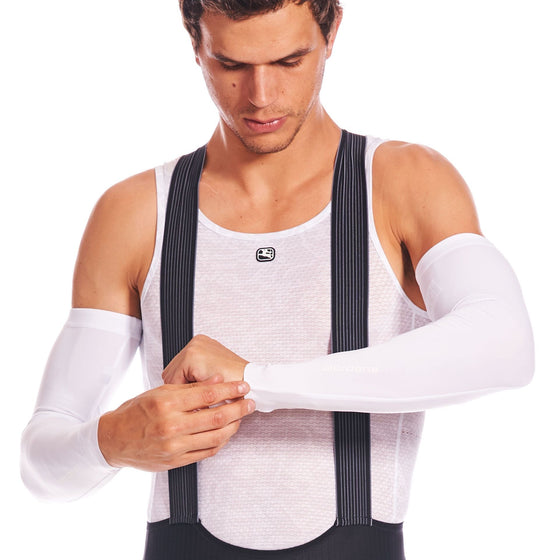 Giordana Sun Sleeves UPF 50+ - White