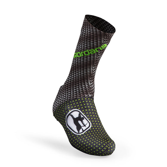 Giordana NXG Crono Shoecover - Black/Green