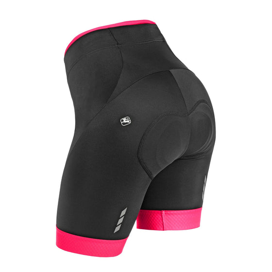 Giordana Womens SilverLine Waisted Short - Black/Pink