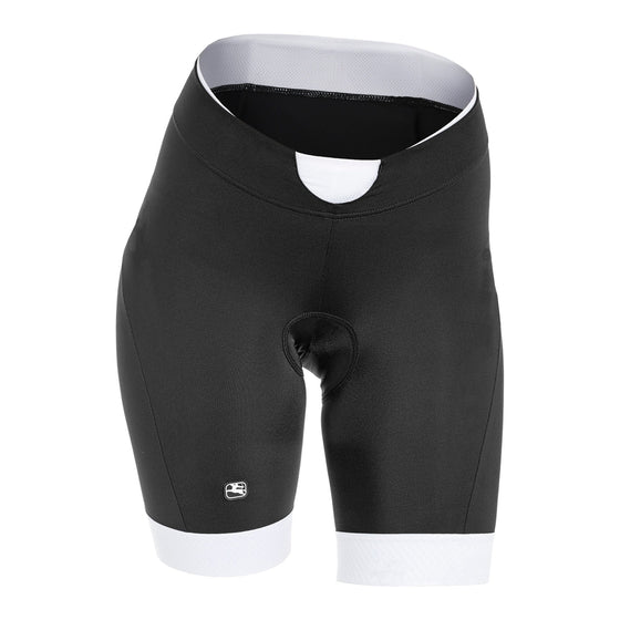 Giordana Womens SilverLine Waisted Short - Black/White