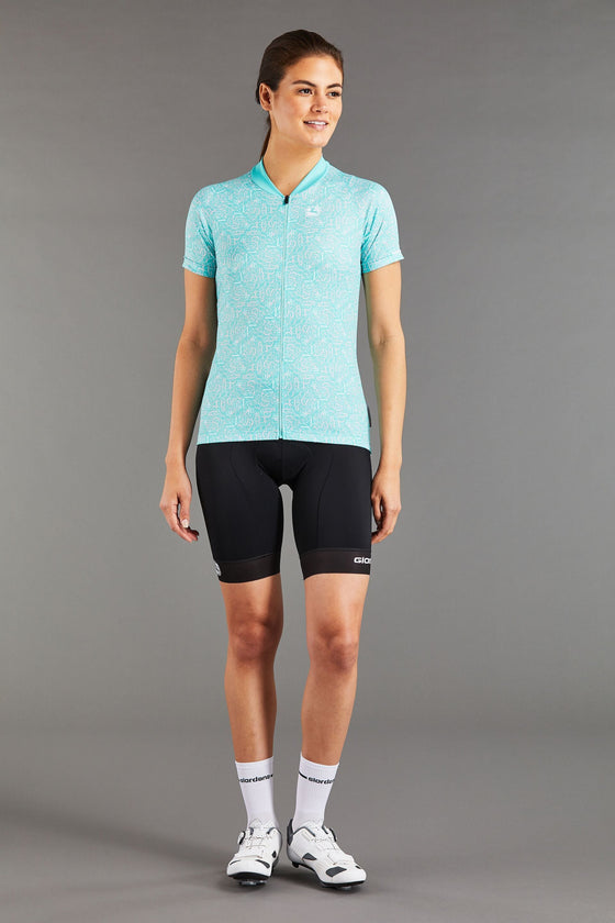 Giordana Womens Arts S/S Jersey - Mint