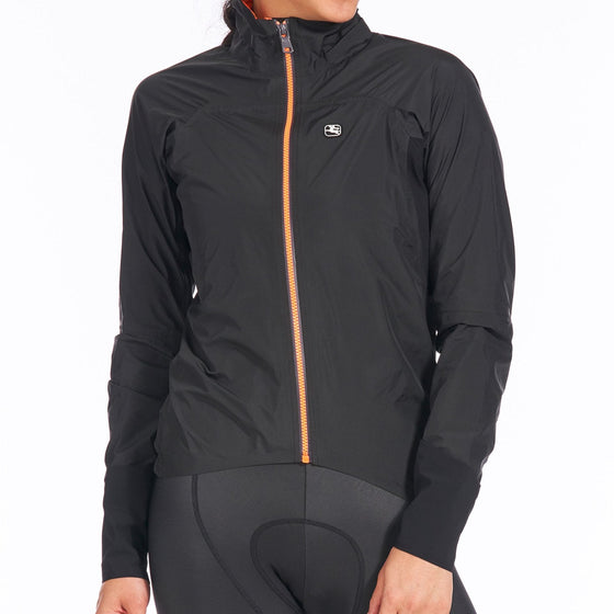 Giordana Unisex Monsoon Lyte Rain Jacket - Black
