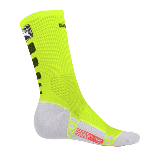 Giordana FR-C Socks - Tall Cuff - Fluo Yellow/Black