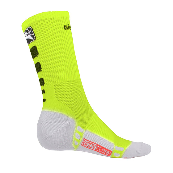 Giordana FRC Socks - Tall Cuff - Fluo Yellow/Black